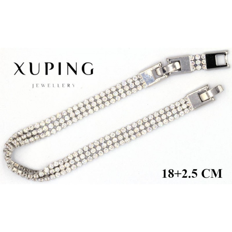 Bransoletka rodowana - Xuping - MF4040