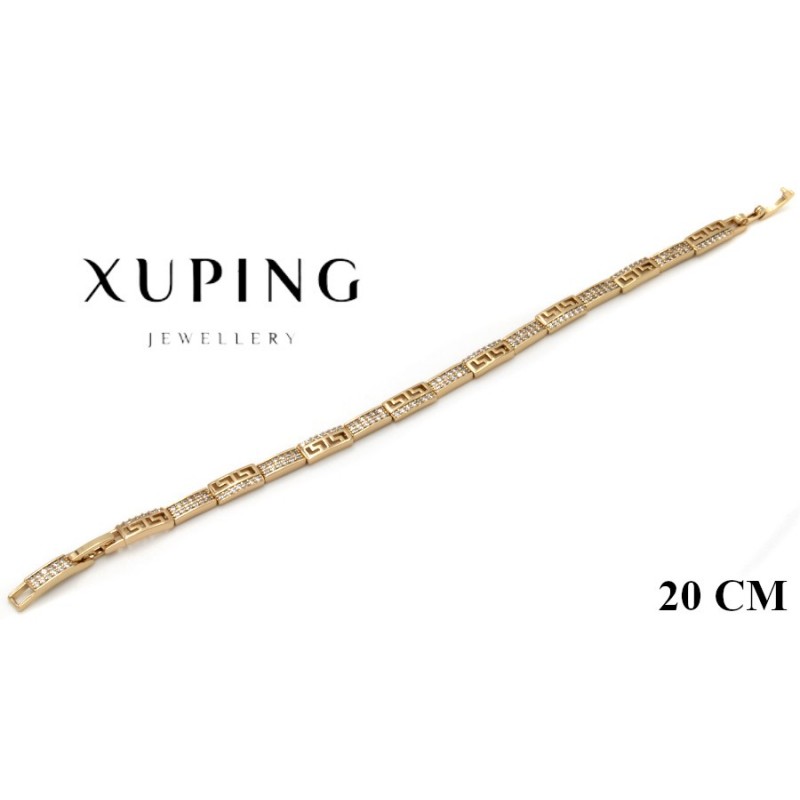 Bransoletka pozłacana 18k - Xuping - MF4177