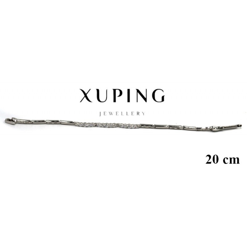 Bransoletka rodowana - Xuping - MF4149