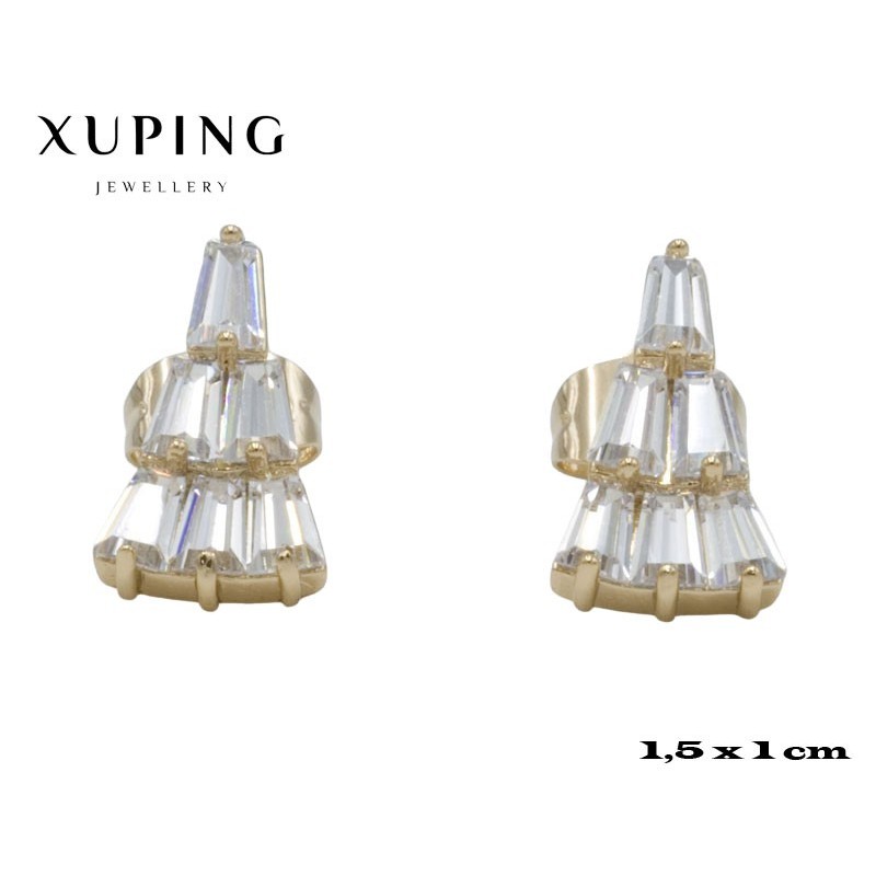 Kolczyki pozłacane 18k - Xuping - MF2954