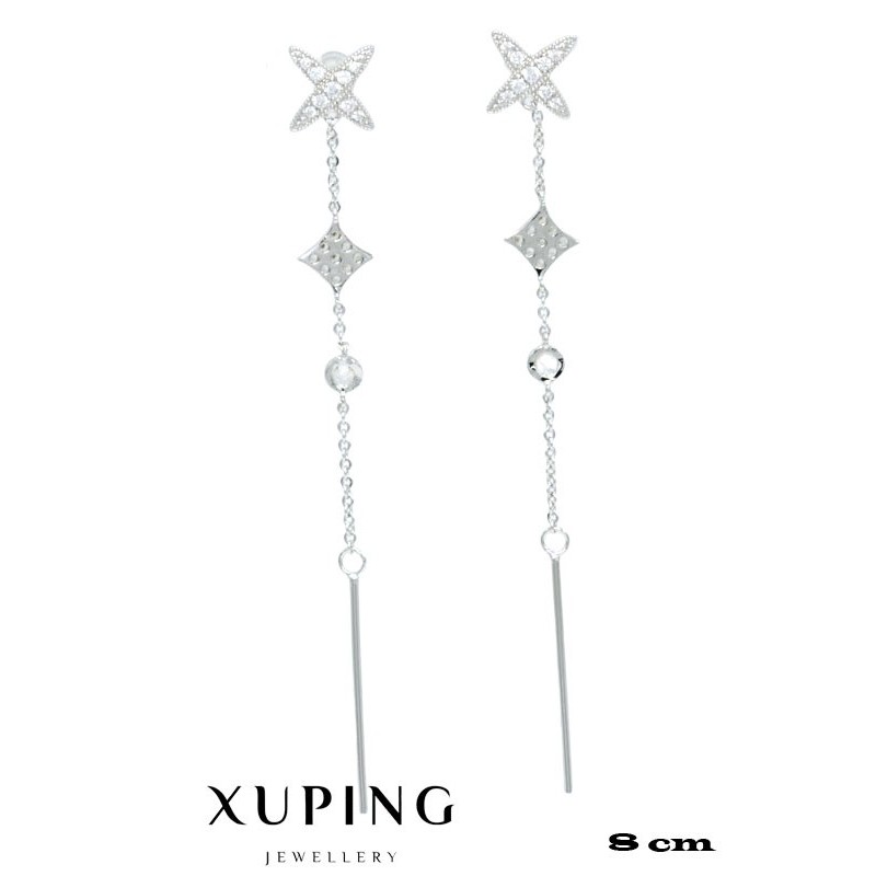 Kolczyki rodowane Xuping - MF4268-2