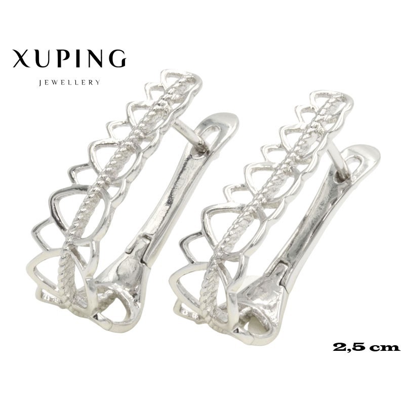 Kolczyki rodowane Xuping - MF4285