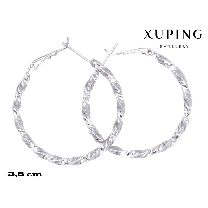 Kolczyki rodowane Xuping - MF4176