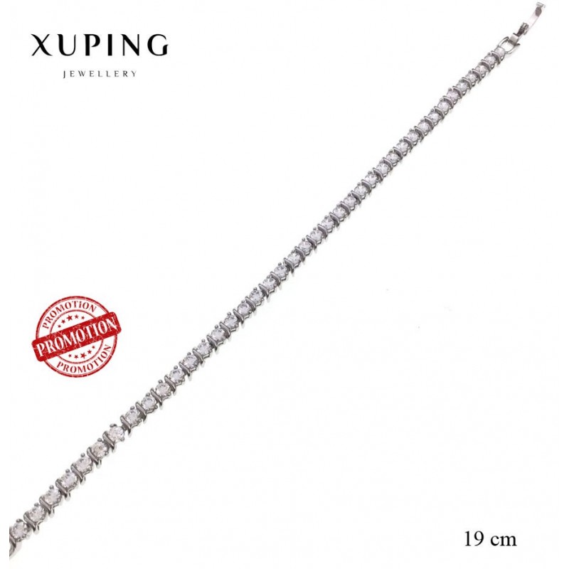 Bransoletka rodowana - Xuping - MF2760-1