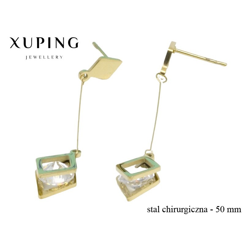 Kolczyki ze stali chirurgicznej Xuping - MF4554
