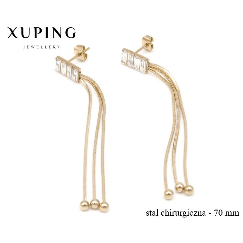 Kolczyki ze stali chirurgicznej Xuping - MF4698