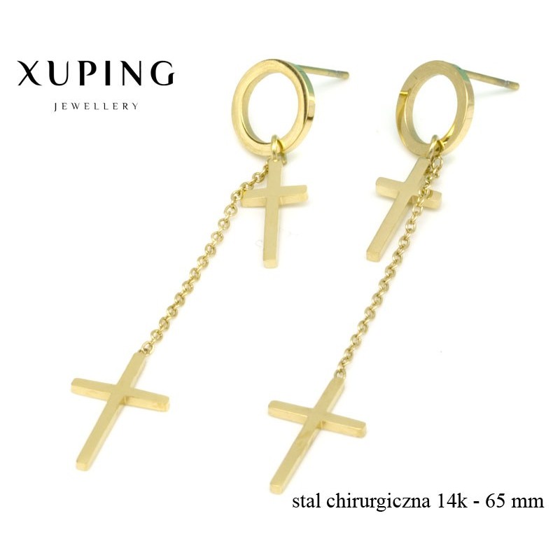Kolczyki ze stali chirurgicznej Xuping - MF4602