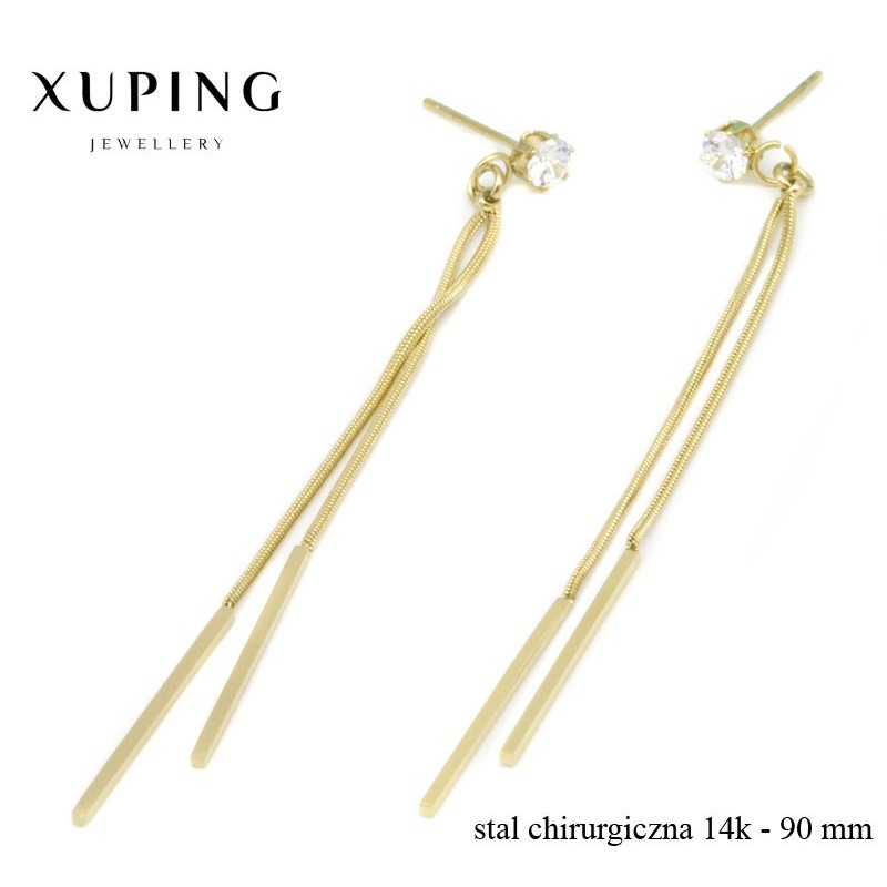 Kolczyki ze stali chirurgicznej Xuping - MF4561