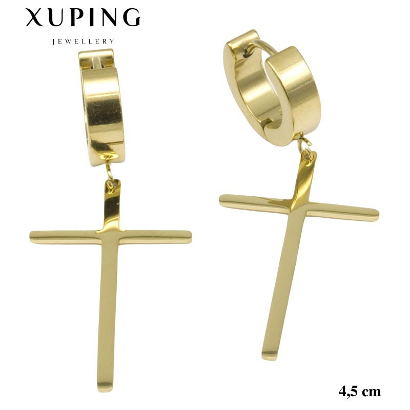 Kolczyki ze stali chirurgicznej Xuping 14k - MF5324G