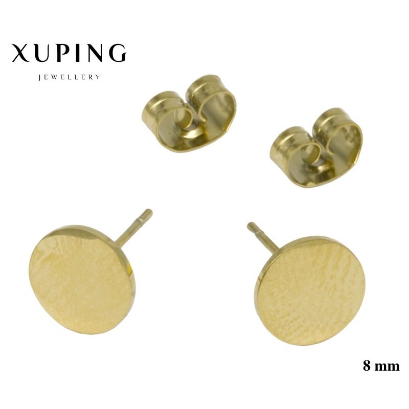 Kolczyki ze stali chirurgicznej Xuping 14k - MF5323GA