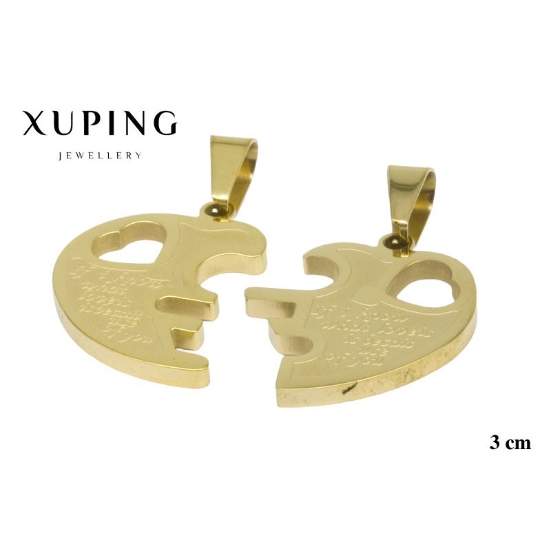 Przywieszka ze stali chirurgicznej Xuping 14K - MF6360