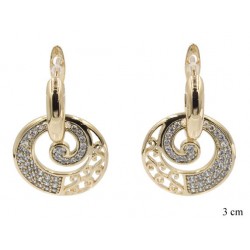 Kolczyki Xuping pozłacane 18k - MF11104