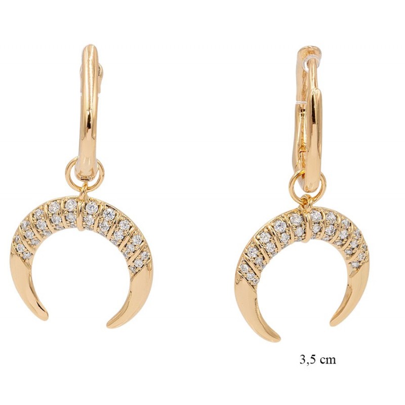 Kolczyki Xuping pozłacane 18k - MF10729