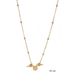 Xuping necklace Gold plated 18k " Skrzydełka z kwiatkiem " - MF12431
