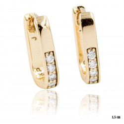 Xuping earrings Gold plated 18k - MF13330