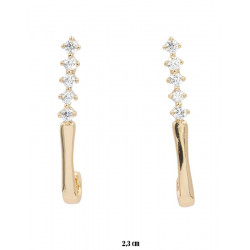 Xuping earrings Gold plated 18k - MF13245