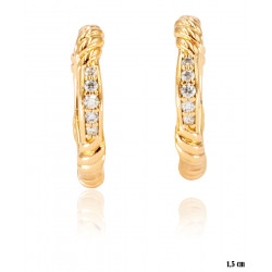 Xuping earrings Gold plated 18k - MF13796