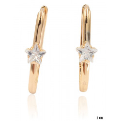 Xuping earrings Gold plated 18k - MF13795