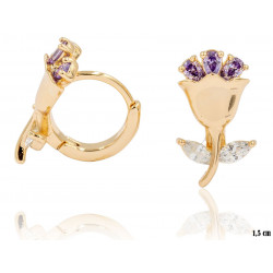 Xuping earrings Gold plated 18k - MF13749