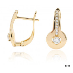 Xuping earrings Gold plated 18k - MF13641