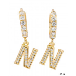 Xuping earrings Gold Plated 18k - MF14694