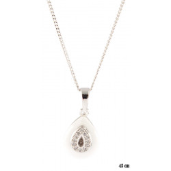 Xuping necklace rhodium - MF14963