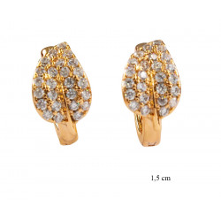 Xuping earrings Gold Plated 18k - MF15010