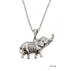 Xuping necklace rhodium  - MF1127371