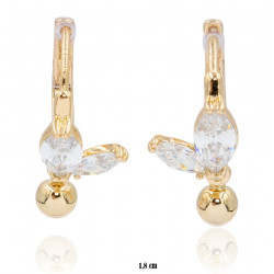 Xuping earrings Gold Plated 18k - MF15330