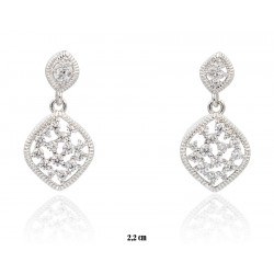 Xuping earrings Rhodium Plated - MF15293