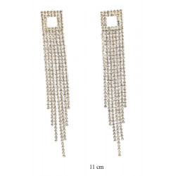 Rhinestone earrings - MF17218-1