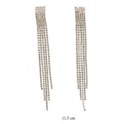 Rhinestone earrings - MF17216-2