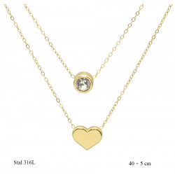 Xuping necklace Stainless Steel 316L - MF17569 / MF17612