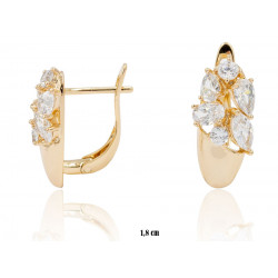 Xuping earrings Gold Plated 18k - MF17304