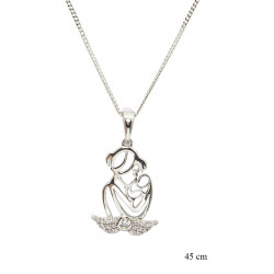 Xuping necklace rhodium - MF731600