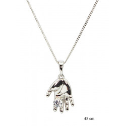 Xuping necklace rhodium - MF731300