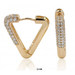 Xuping earrings Gold Plated 18k - MF17896