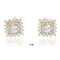Xuping earrings Gold Plated 18k - MF18745