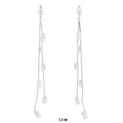 Xuping earrings rhodium plated - MF18252