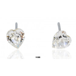 Xuping earrings rhodium plated - MF18894-2