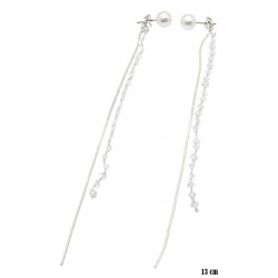 Xuping earrings rhodium plated - FM1174