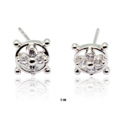 Xuping earrings rhodium plated - C204123