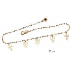 Xuping ankle bracelet gold plated 18k - MF11735