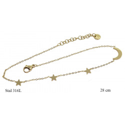 Bransoletka na kostkę Xuping Stal 316L - MF21441