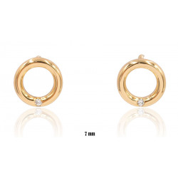 Kolczyki Xuping pozłacane 18k - MF21858