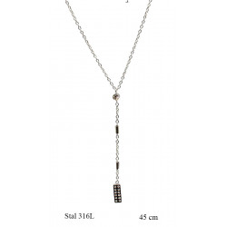 Xuping necklace Stainless Steel 316L rodowany - MF18434