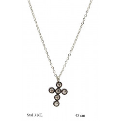 Xuping necklace Stainless Steel 316L rodowany - MF18433