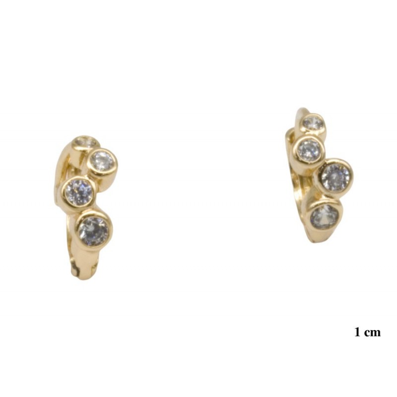Kolczyki Xuping pozłacane 18k - MF7201