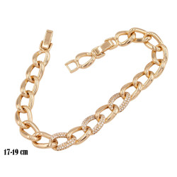 Bransoletka Xuping pozłacana 18k - MF36787
