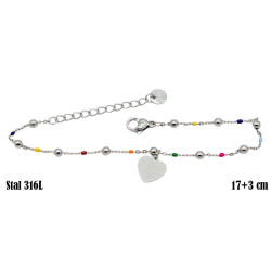 Bransoletka Xuping Stal 316L - MF36332-BP
